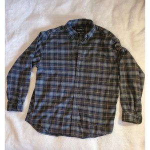 3/$25 Eddie Bauer Button Down Flannel Size Large
